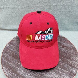 NASCAR Racing Family Embroidered Red Adjustable Baseball Cap